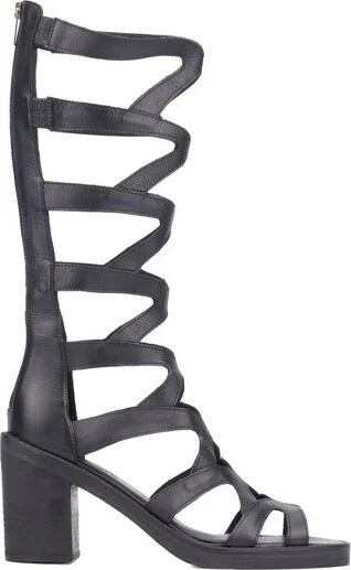 Vintage Foundry Co. Women's Loni Heel Sandal - BLACK, - Image 2
