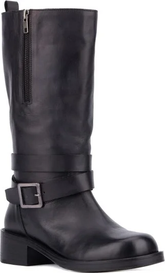 Vintage Foundry Co. Women's Philippa Mid Calf Boots - , BLACK