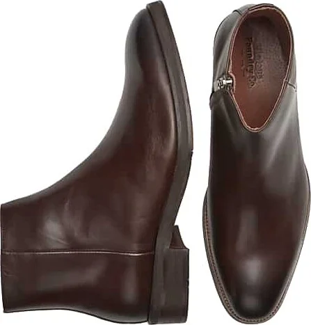 Vintage Foundry Men's Orson Leather Chelsea Boots Brown