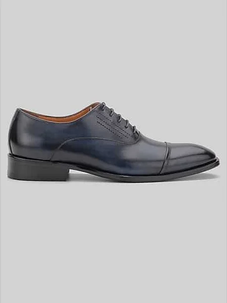 Vintage Foundry Men's Pence Oxford Dress Shoes Navy