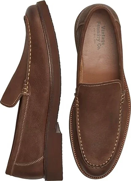 Vintage Foundry Men's Xander Leather Loafers Brown