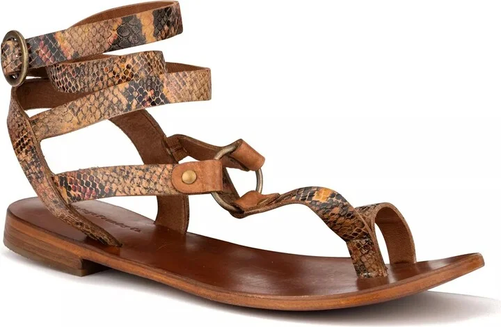 Tan Snake Print