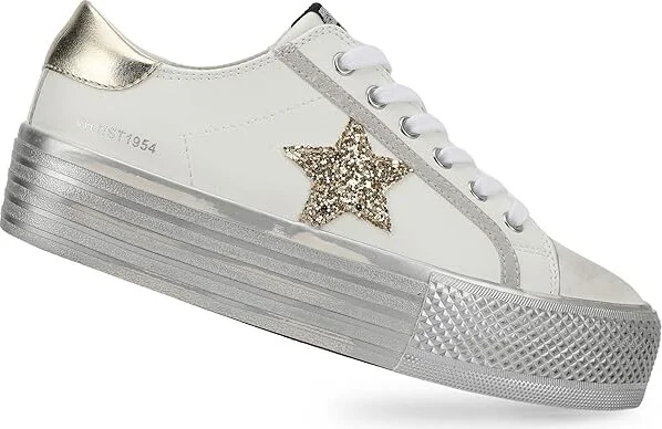Vintage Havana Amaze Women's Shoes White/Gold 3 : 11 M, Leather - Image 5