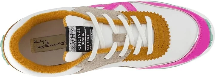 Vintage Havana Cosmic Women's Shoes Mustard/Neon Pink : 5.5 M, Leather - Image 2
