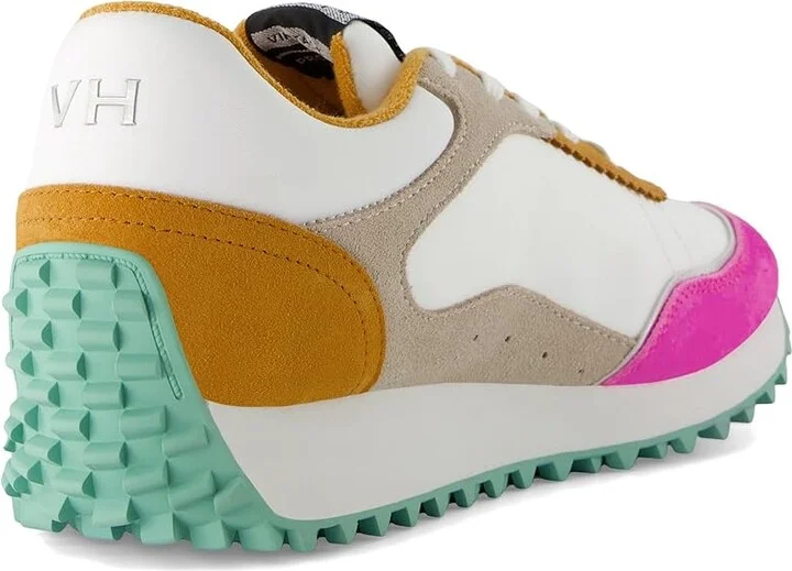 Vintage Havana Cosmic Women's Shoes Mustard/Neon Pink : 5.5 M, Leather - Image 4