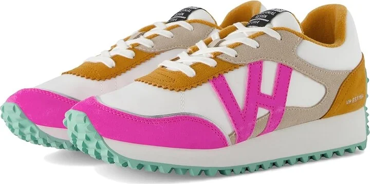 Vintage Havana Cosmic Women's Shoes Mustard/Neon Pink : 5.5 M, Leather