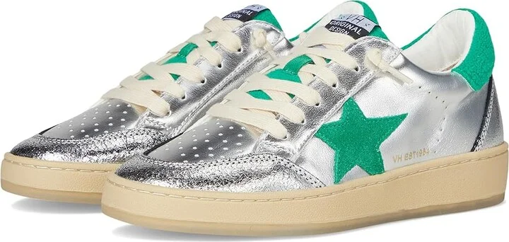 Silver,green