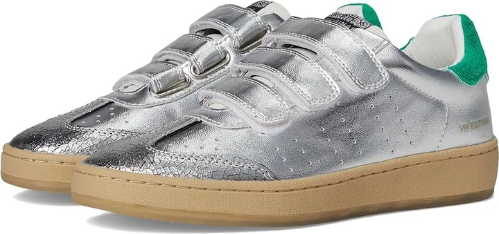 Silver,green