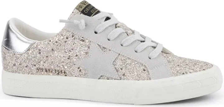 Silver Metallic/Stone Glitter/Suede