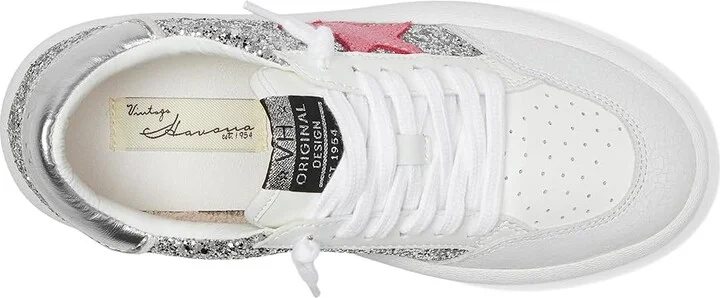 Vintage Havana Ream Women's Shoes White/Silver/Pink Pop : 6 M, Leather - Image 2