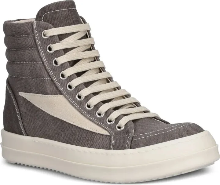 Vintage lace-up high-top sneakers - Image 2