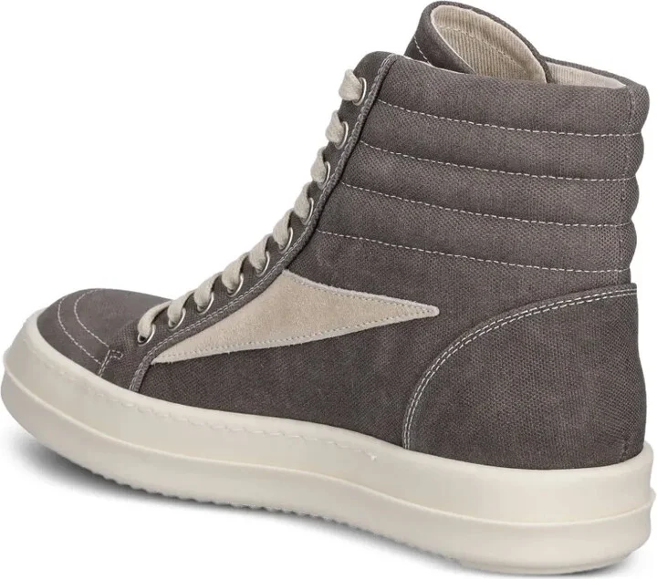 Vintage lace-up high-top sneakers - Image 5