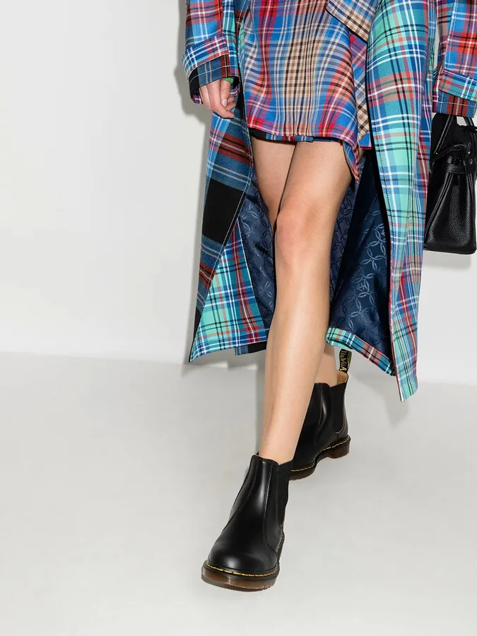 Vintage round-toe leather boots - Image 3