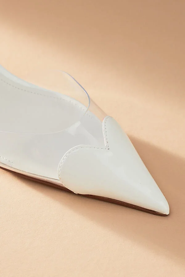 Vinyl Heart Kitten Heels - Image 4