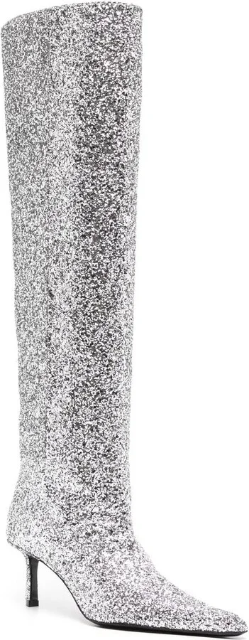 Viola 60mm glitter long boots - Image 2