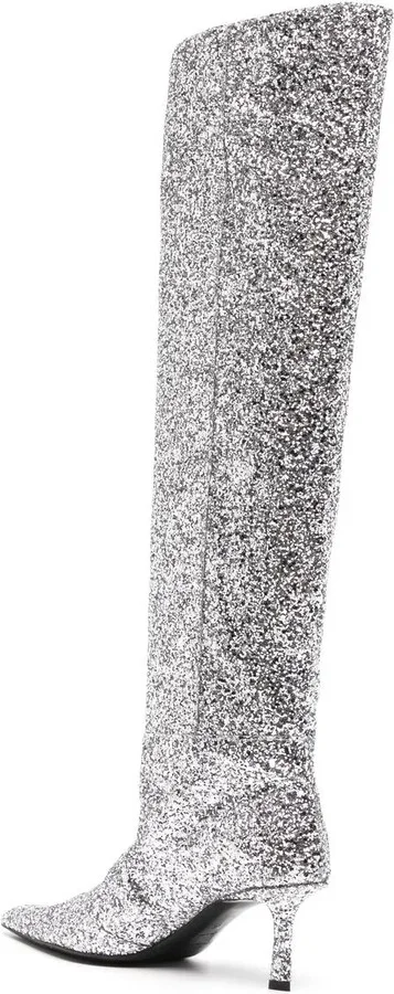 Viola 60mm glitter long boots - Image 3