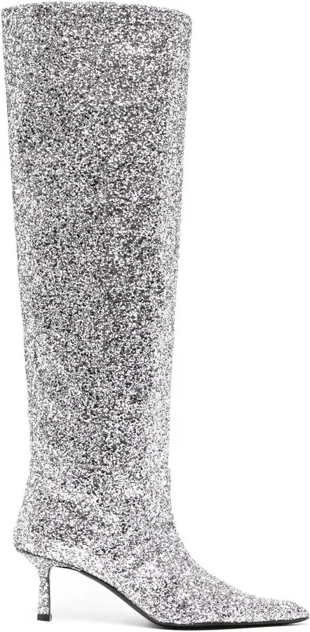 Viola 60mm glitter long boots
