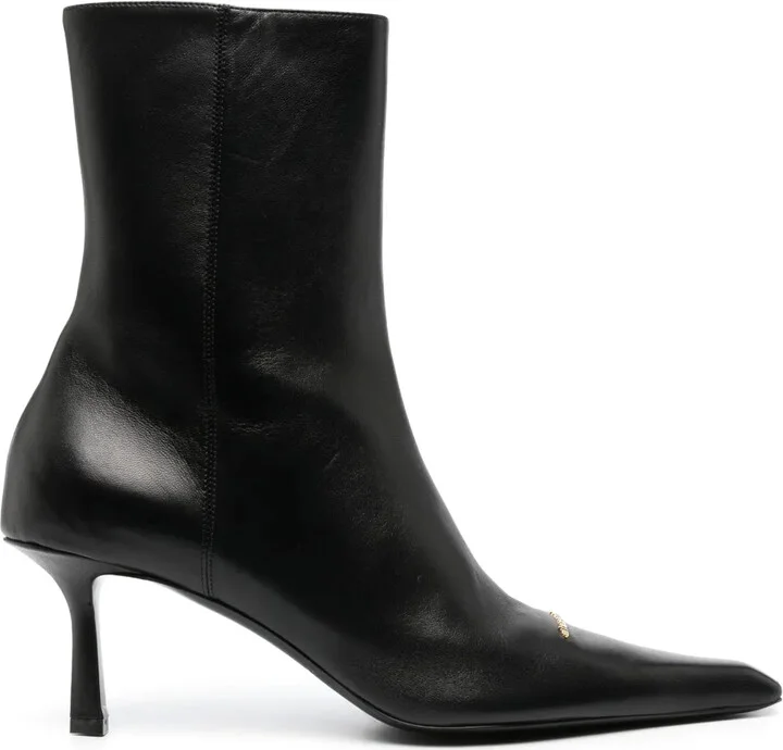 Viola 77mm leather boots