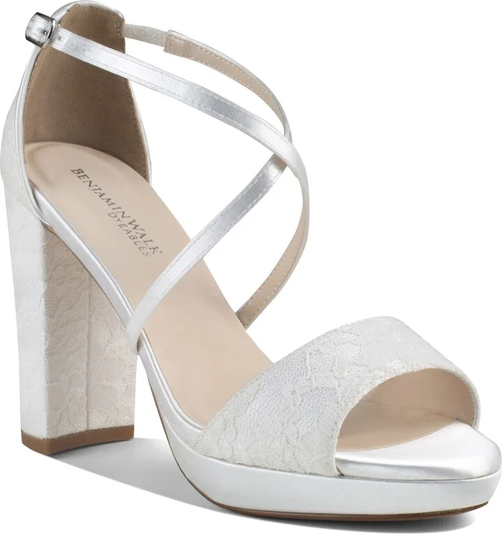 Violet Ankle Strap Platform Sandal