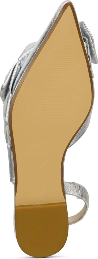 Violet Half d'Orsay Pointed Toe Slingback Flat - Image 4