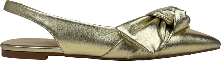 Violet Pointed Toe Slingback Flat - Image 3