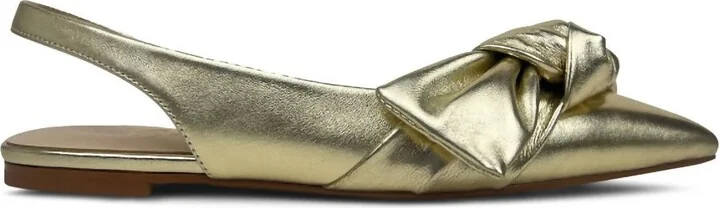 Violet Shoes In Gold
