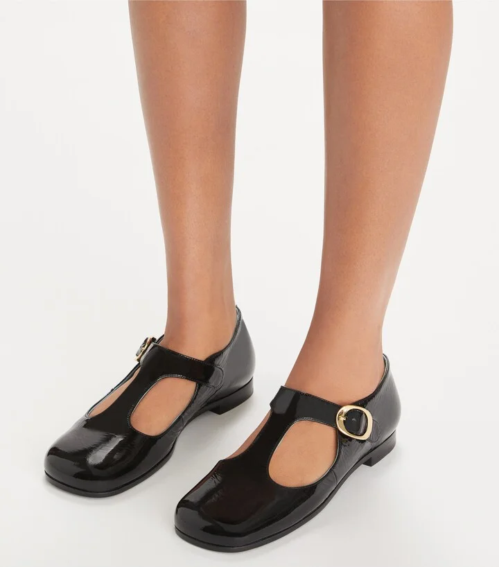 Violet T-Strap Flat - Image 2