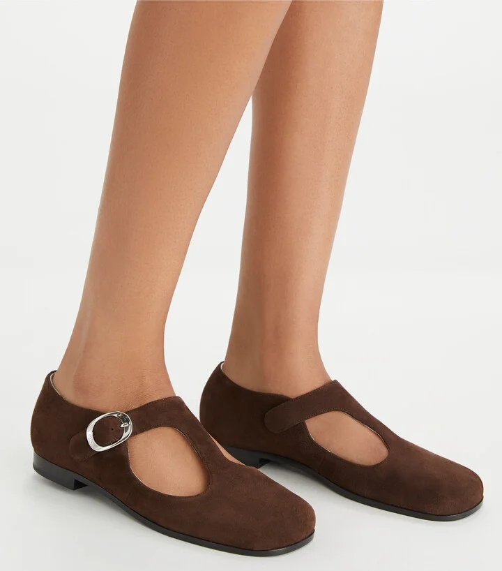 Violet T-Strap Flat - Image 7