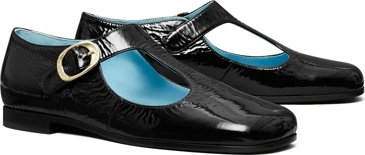 Violet T-Strap Flat