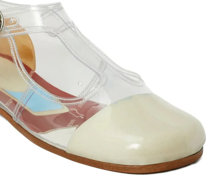 Violet T-strap flats - Image 4