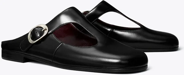 Violet T-Strap Mule