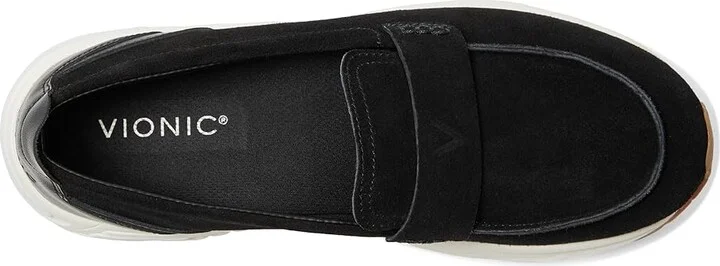 VIONIC 23Walk Loafer Walking Shoes Women's Snow Shoes Black Suede : 11 M - Image 2