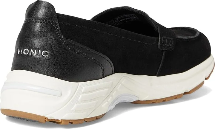 VIONIC 23Walk Loafer Walking Shoes Women's Snow Shoes Black Suede : 11 M - Image 4
