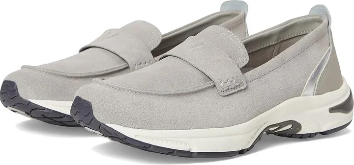 VIONIC 23Walk Loafer Walking Shoes Women's Snow Shoes Paloma Grey Suede : 8.5 M