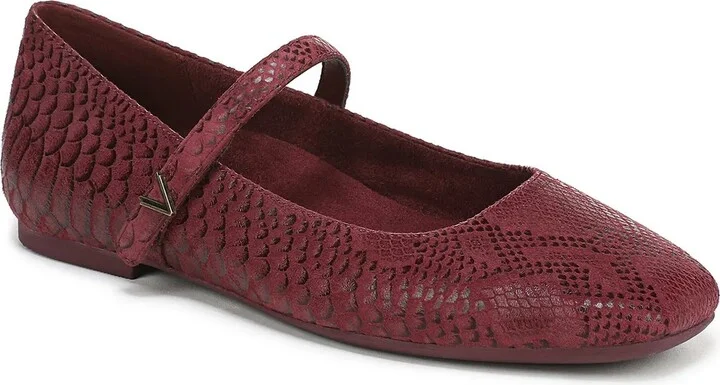 Burgundy Snake Print