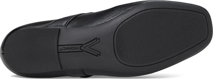 VIONIC Alameda Mary Janes Women's Shoes Black Leather : 9.5 W - Image 3