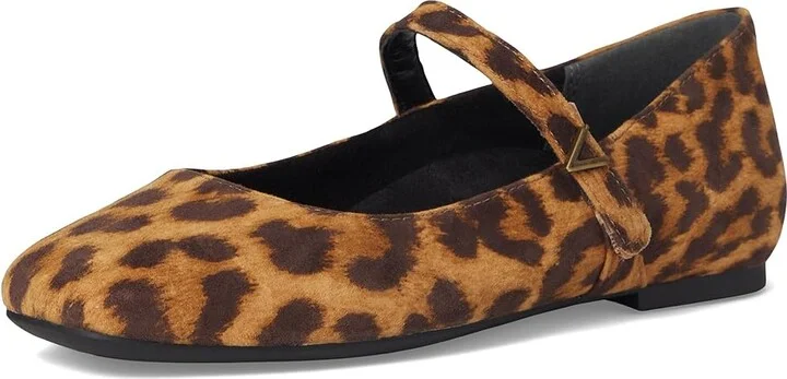 VIONIC Alameda Mary Janes Women's Shoes Tan Brown Suede : 6.5 W, Leather - Image 5