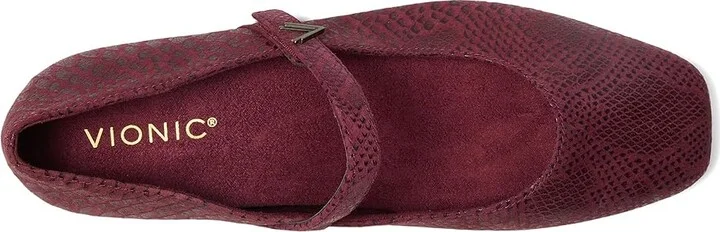 VIONIC Alameda Women's Shoes Cherry Jubilee : 9.5 W, Suede - Image 2
