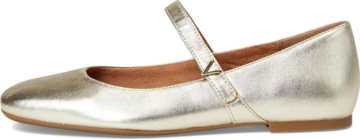 VIONIC Alameda Women's Shoes Gold Leather : 11 W, Suede - Image 6