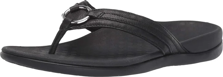 VIONIC Aloe Leather Women's Shoes Black : 5 M - Image 2