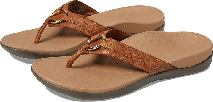 VIONIC Aloe Leather Women's Shoes Mocha : 5 M