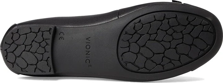 VIONIC Amorie Skimmers Women's Flat Shoes Black Leather : 7 N, Leather/Rubber - Image 3