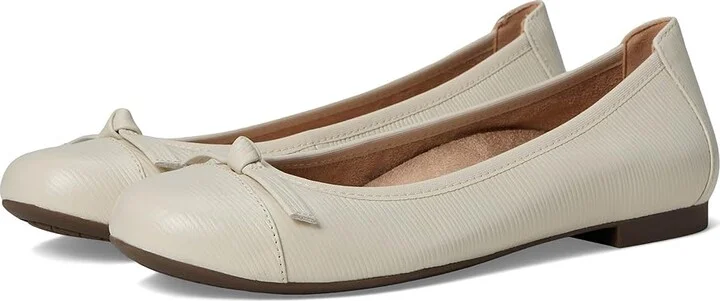 VIONIC Amorie Women's Shoes Cream : 9.5 W, Leather