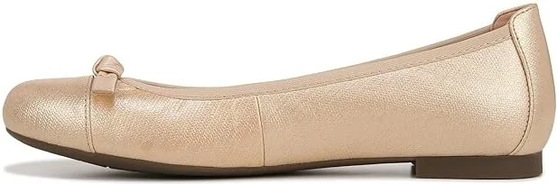 VIONIC Amorie Women's Shoes Gold Shimmer Embroidered Leather : 5 W - Image 5