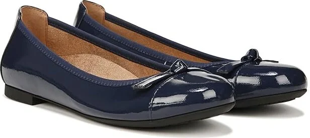 VIONIC Amorie Women's Shoes Navy Patent : 5 W, Patent Leather