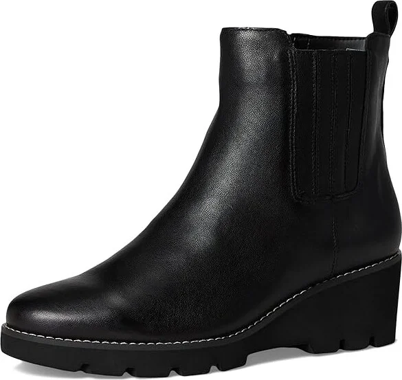 VIONIC Aria Booties Women's Boots Black Leather : 7 M - Image 5
