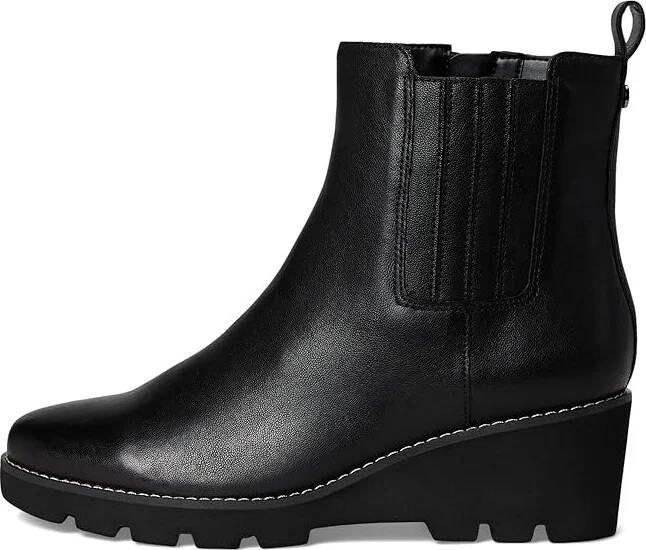 VIONIC Aria Booties Women's Boots Black Leather : 7 M - Image 6