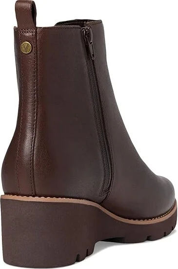 VIONIC Aria Booties Women's Boots Dark Brown Leather : 9 M - Image 4