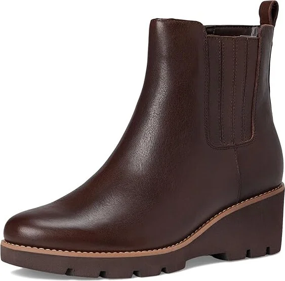 VIONIC Aria Booties Women's Boots Dark Brown Leather : 9 M - Image 5