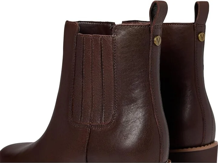 VIONIC Aria Booties Women's Boots Dark Brown Leather : 9 M - Image 7